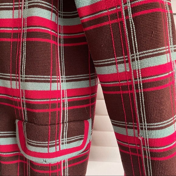 Anthropologie Jacket Cardigan Blazer Plaid Medium - Picture 9 of 11